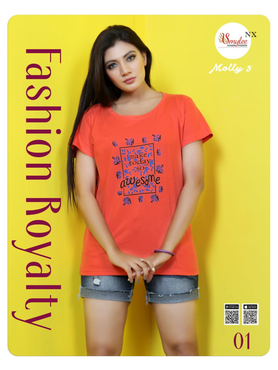 Smylee Molly  Vol 3 Shinker Hosiery Long T Shirt Catalog