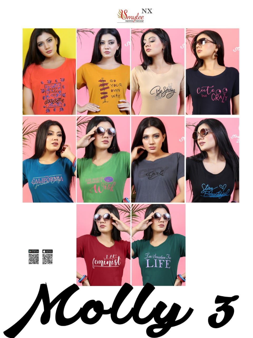 Smylee Molly  Vol 3 Shinker Hosiery Long T Shirt Catalog