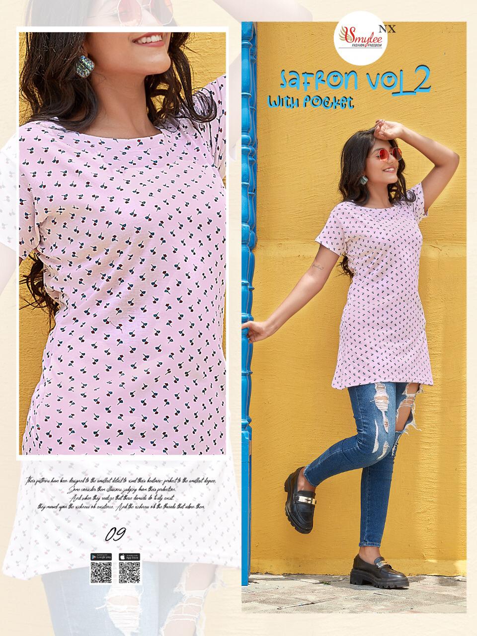 Smylee Safron Vol 2 Sinker Hosiery Night Wear T Shirt Catalog