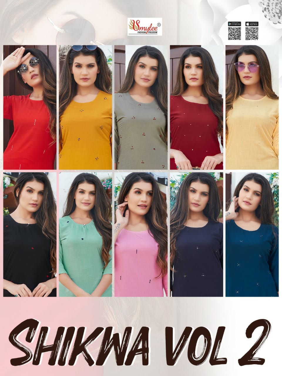 Smylee  Shikwa Vol 2 Buy Casual Kurtis Online In India At Best Rate