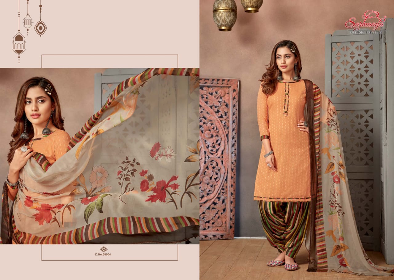 Surmaaya Saanchi Patiyala Cotton Fancy Festive Wear Salwar Suits Catalog