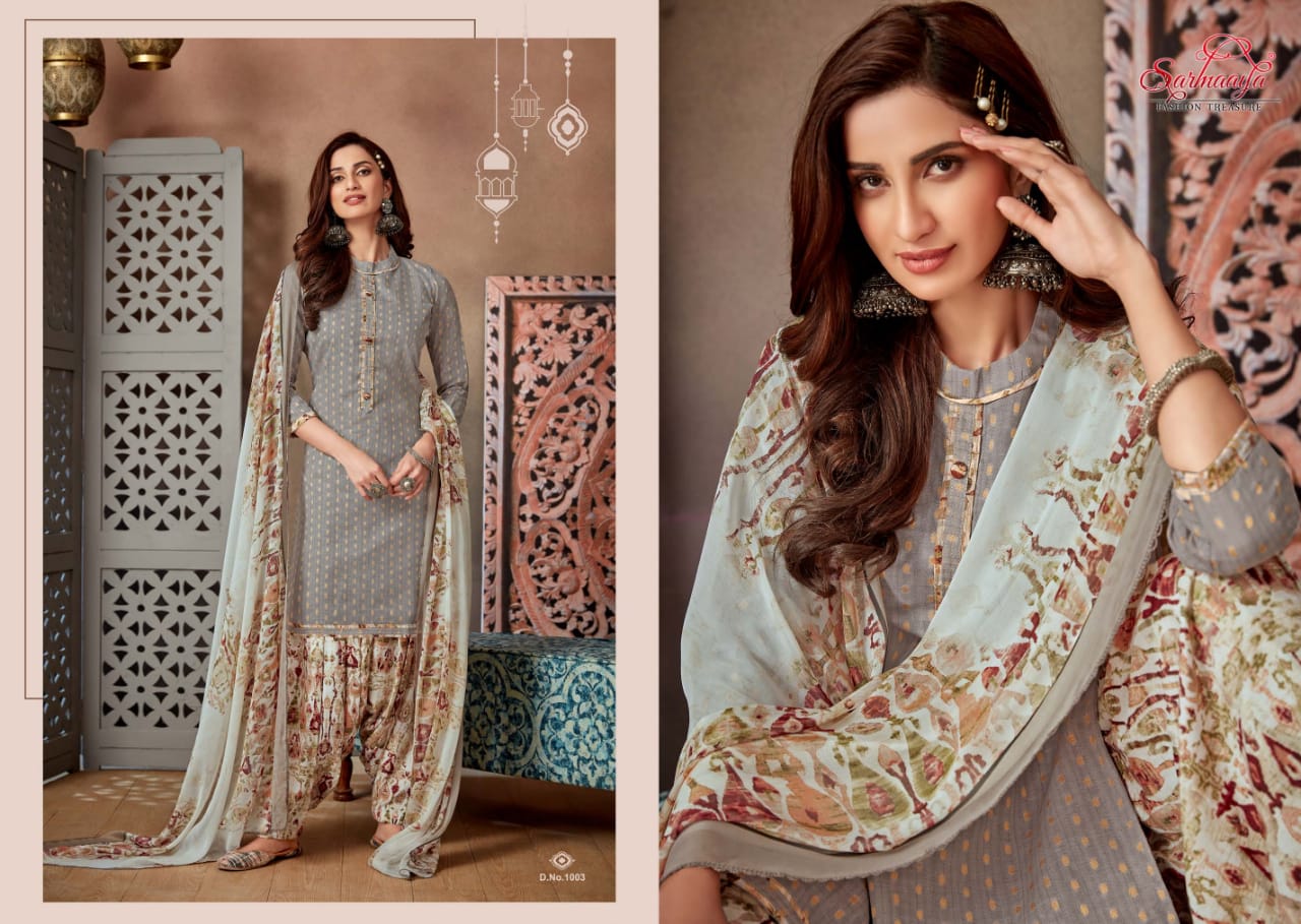 Surmaaya Saanchi Patiyala Cotton Fancy Festive Wear Salwar Suits Catalog