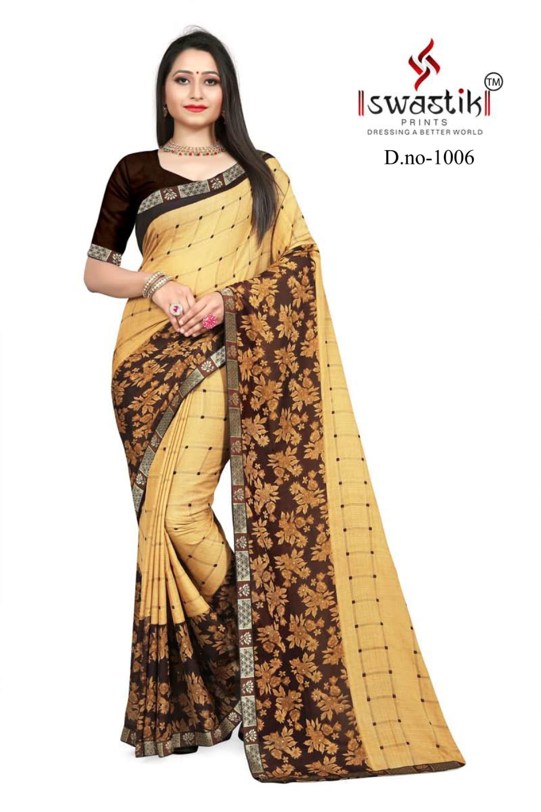 Swastik  Dulhan Vol 1  Casual Wear Printed Sarees Catalog