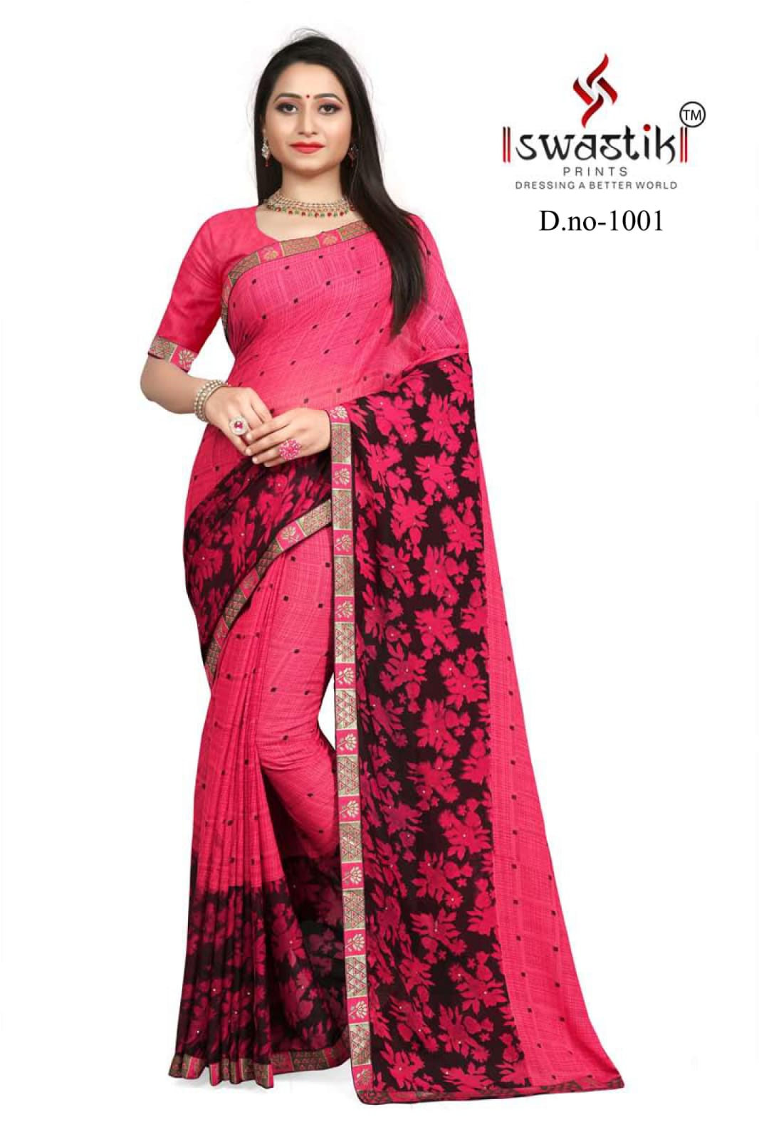 Swastik  Dulhan Vol 1  Casual Wear Printed Sarees Catalog