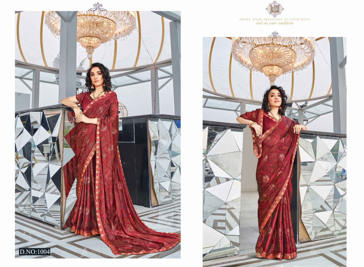 Swastik Firangi  Casual Wear Printed Sarees Catalog