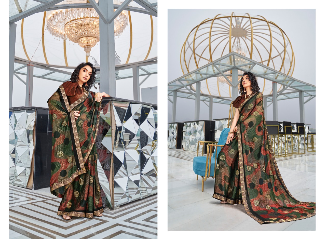 Swastik Firangi  Casual Wear Printed Sarees Catalog