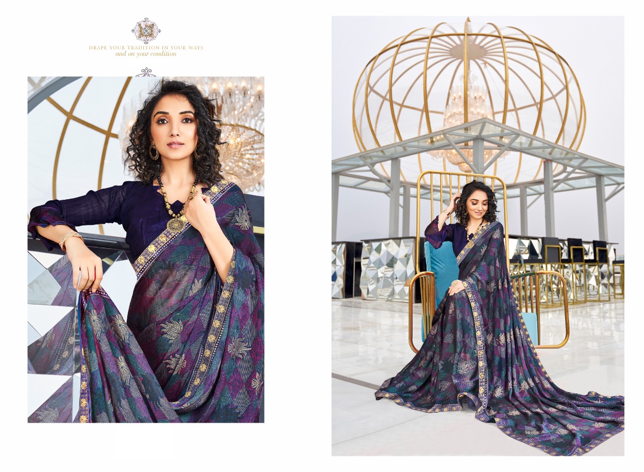 Swastik Firangi  Casual Wear Printed Sarees Catalog