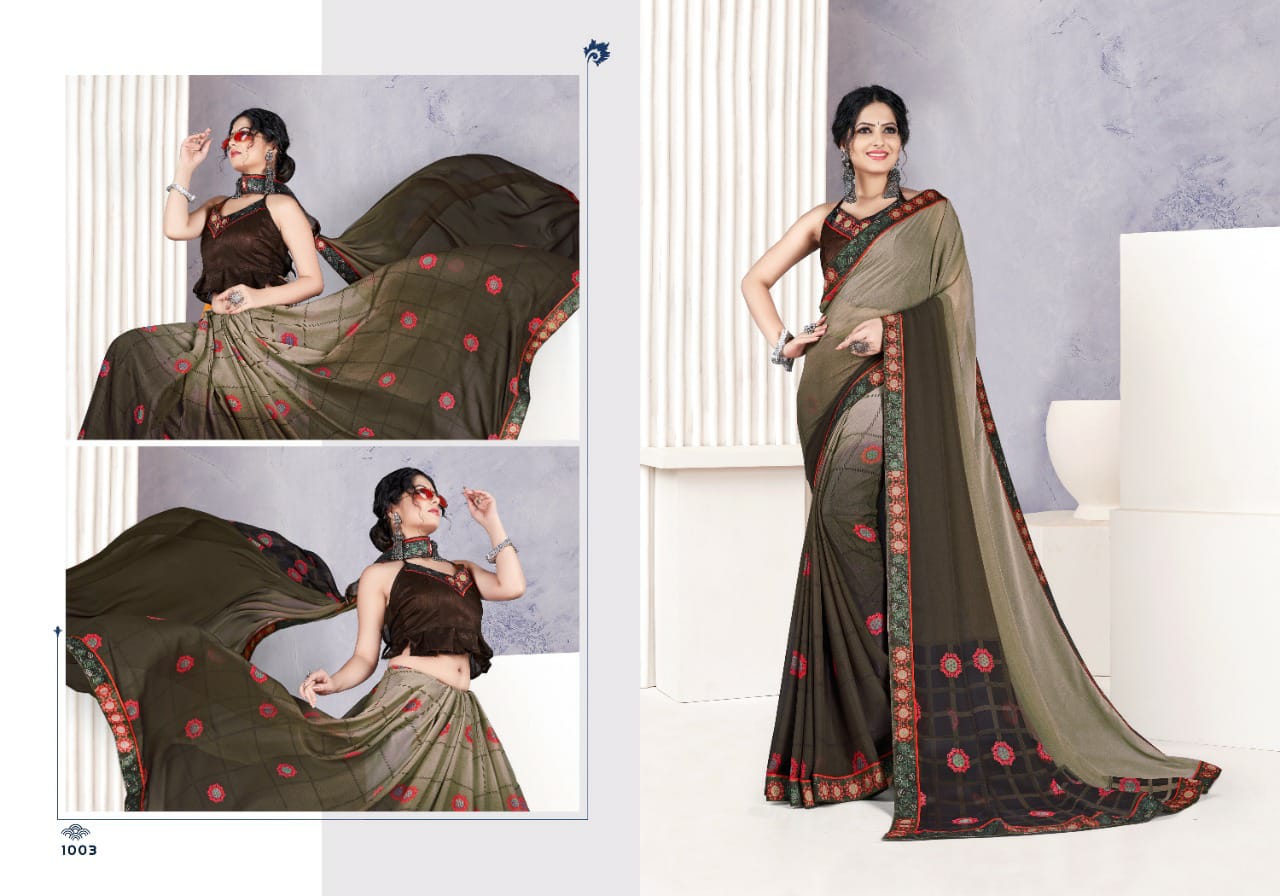 Swastik Hoor  Vol 1  Casual Wear Printed Sarees Catalog