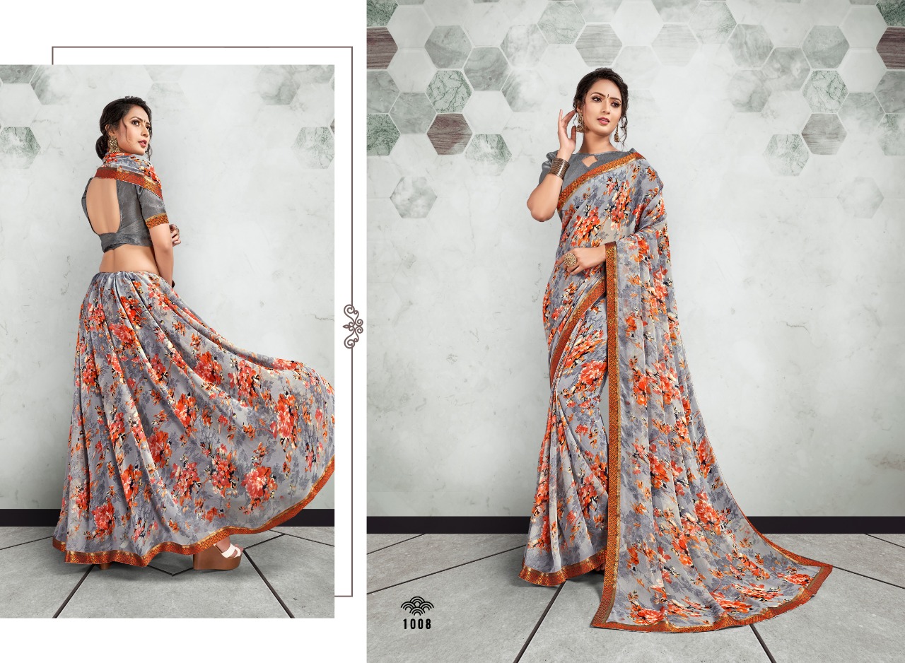 Swastik Jackpot Vol 1  Casual Wear Printed Sarees Catalog