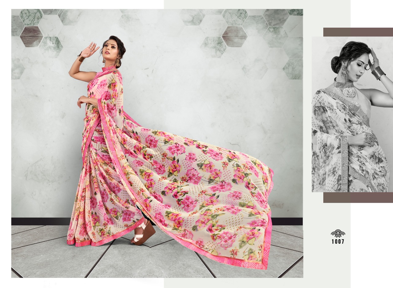Swastik Jackpot Vol 1  Casual Wear Printed Sarees Catalog