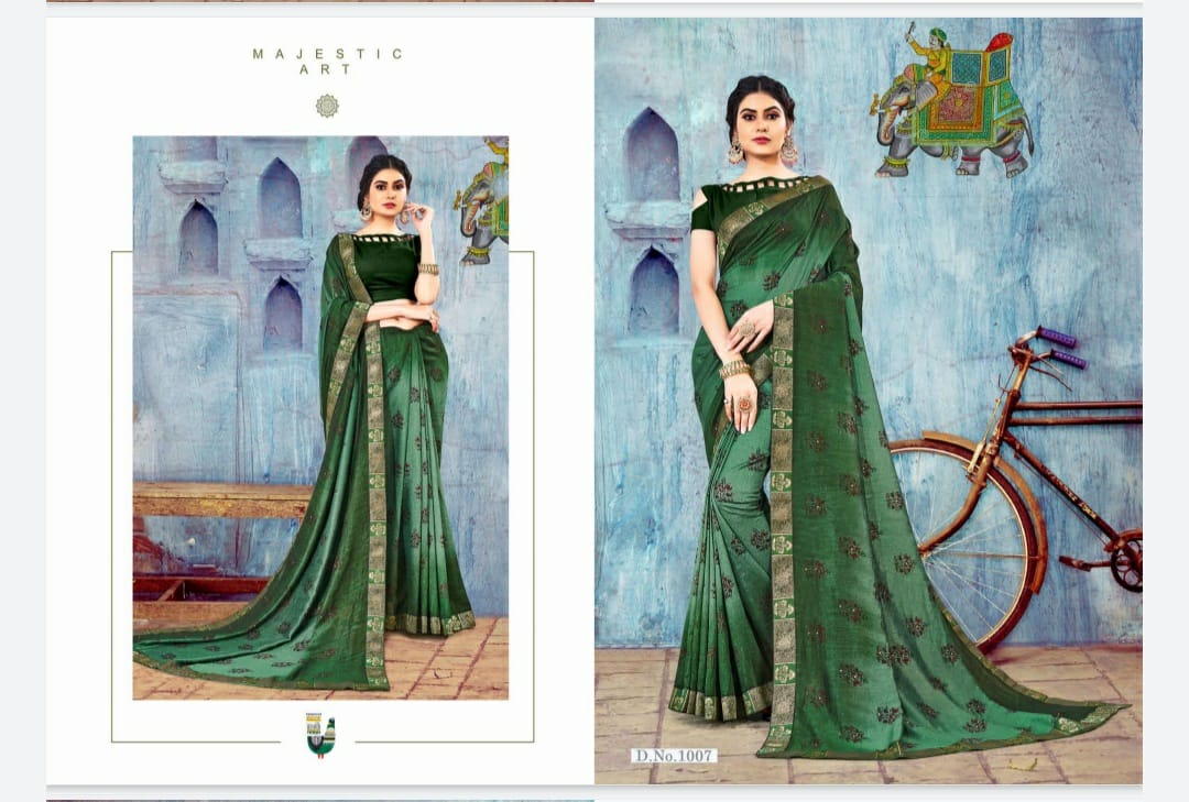 Swastik Jaimala  Vol 1  Casual Wear Printed Sarees Catalog