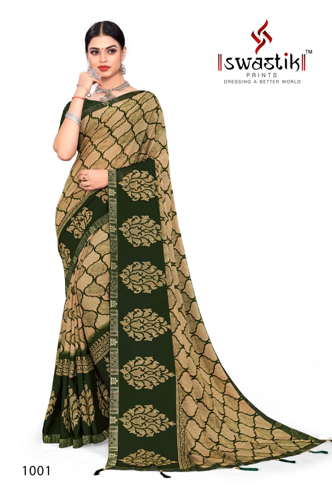 Swastik Janki Vol 1  Casual Wear Printed Sarees Catalog