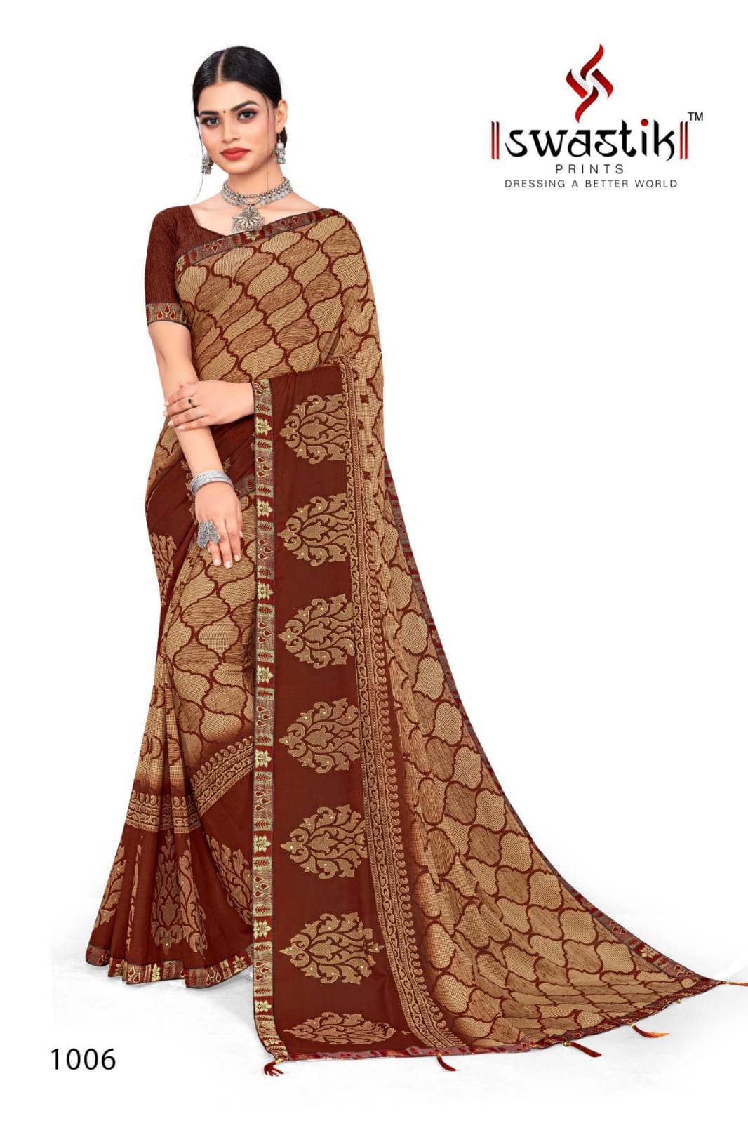 Swastik Janki Vol 1  Casual Wear Printed Sarees Catalog