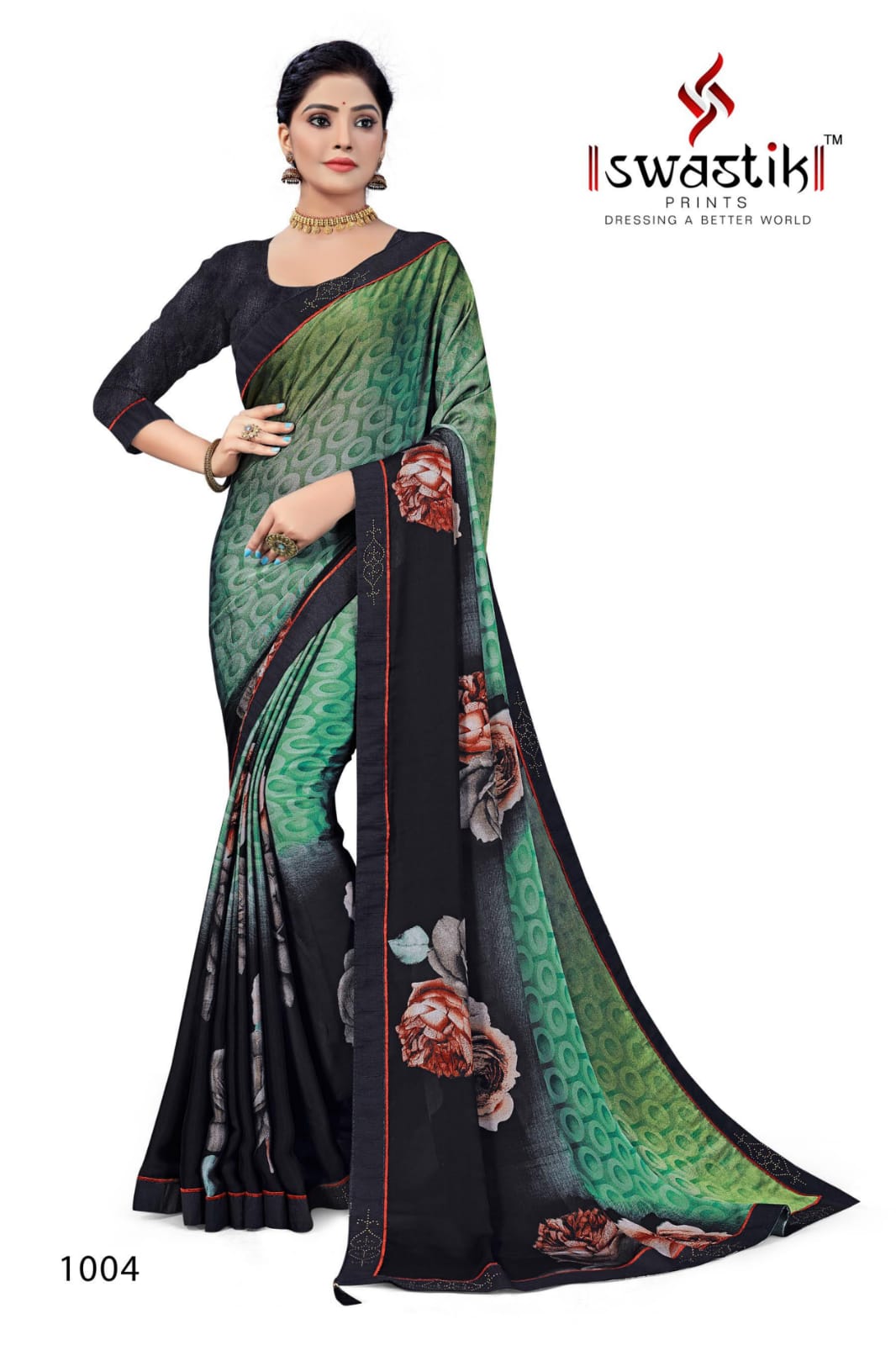 Swastik Lajwanti Vol 1  Casual Wear Printed Sarees Catalog