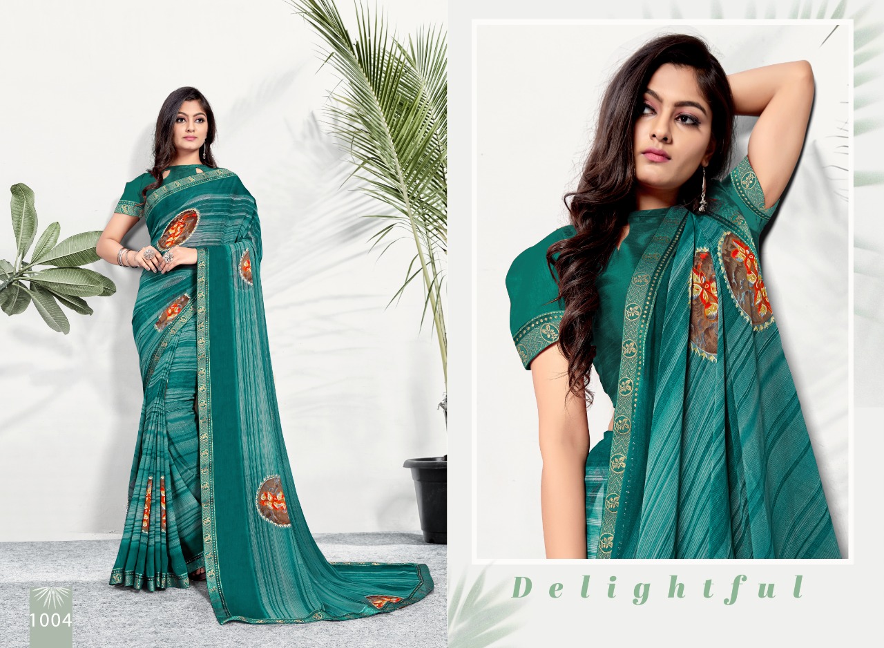 Swastik Manthan Vol 1  Casual Wear Printed Sarees Catalog