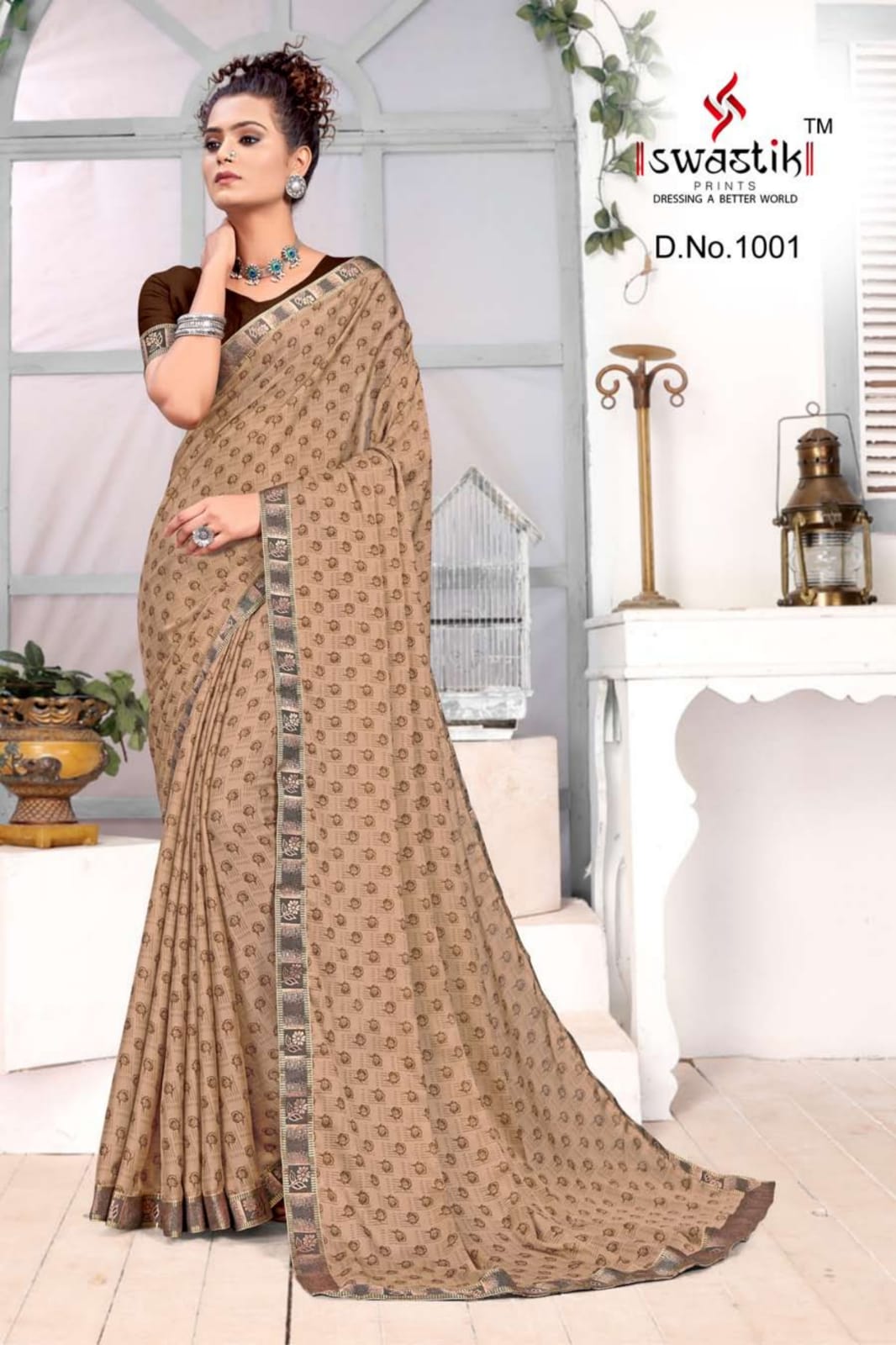 Swastik Muskan Vol 1  Casual Wear Printed Sarees Catalog