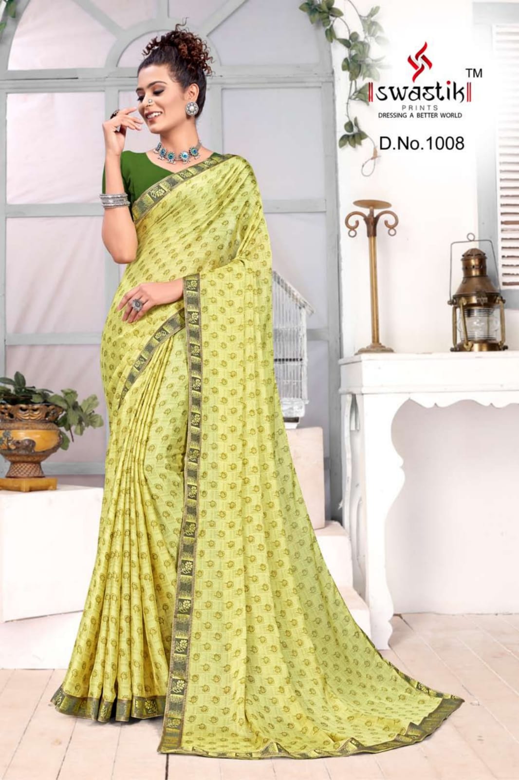 Swastik Muskan Vol 1  Casual Wear Printed Sarees Catalog