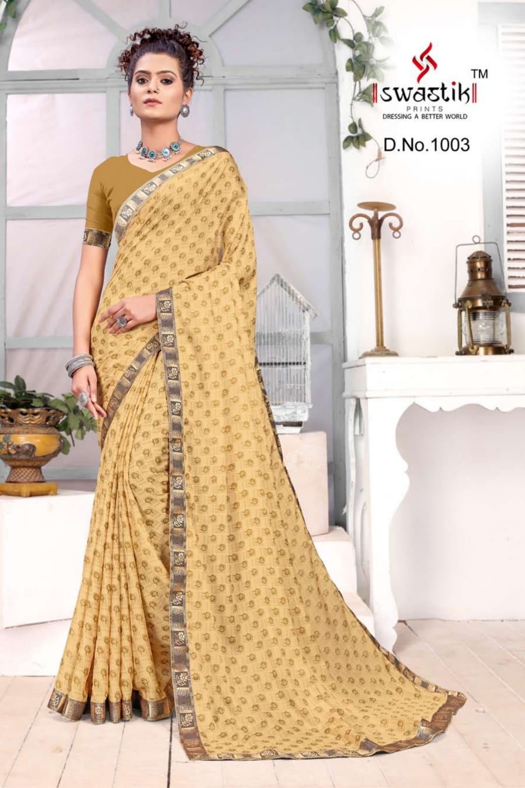 Swastik Muskan Vol 1  Casual Wear Printed Sarees Catalog