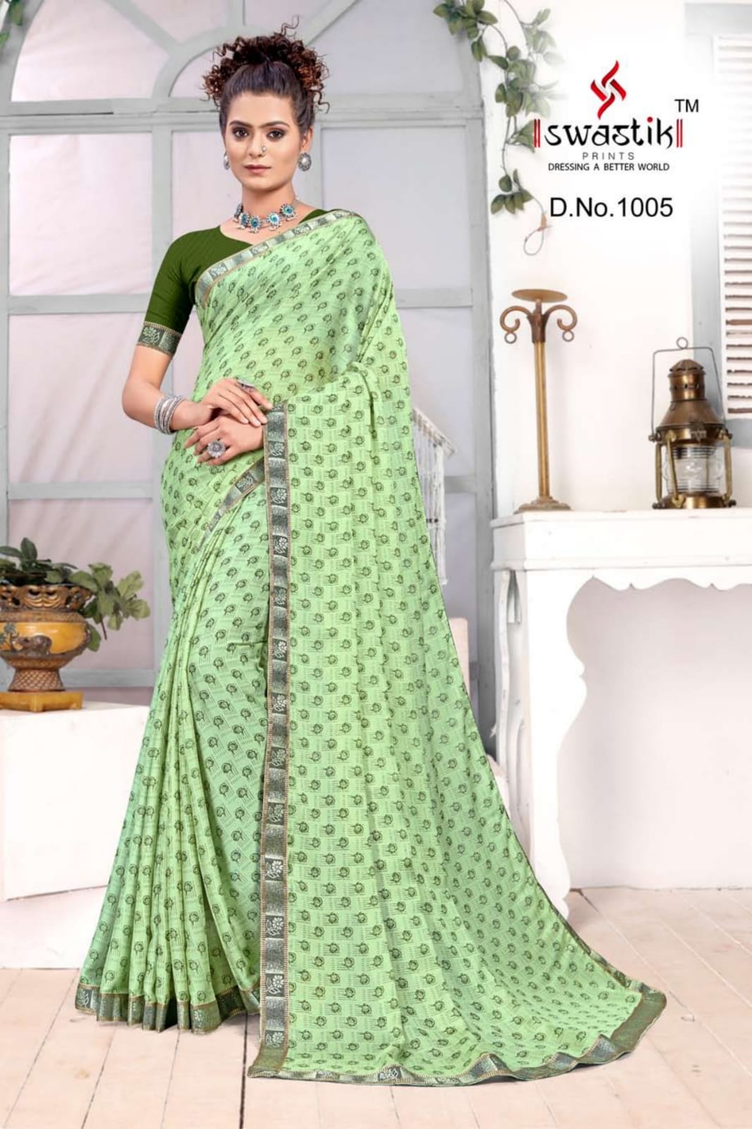 Swastik Muskan Vol 1  Casual Wear Printed Sarees Catalog