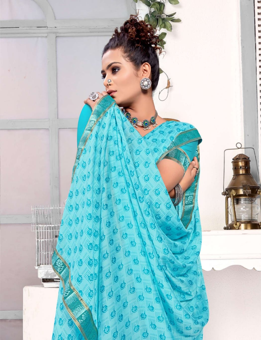 Swastik Muskan Vol 1  Casual Wear Printed Sarees Catalog
