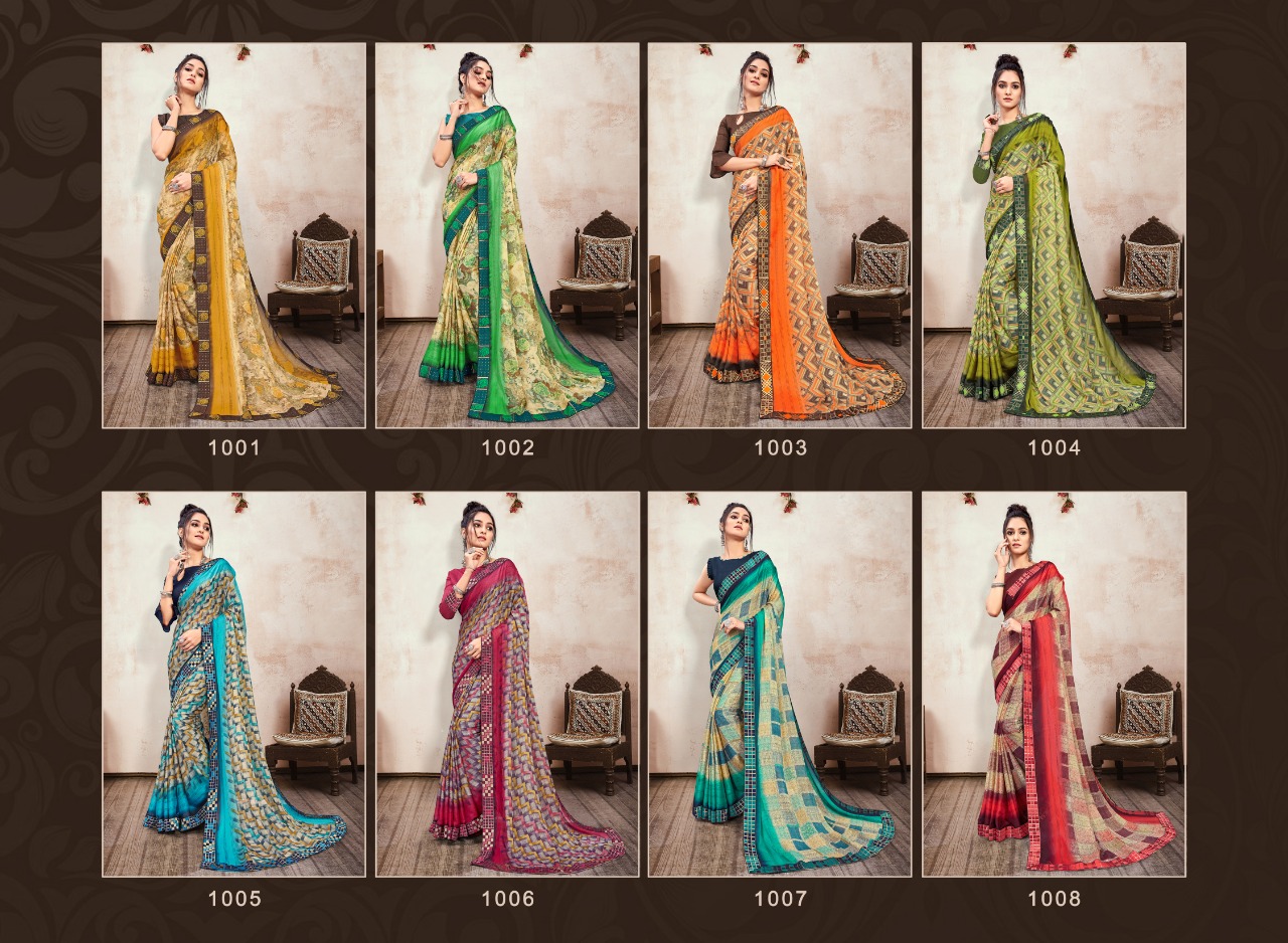 Swastik Narayani  Casual Wear Printed Sarees Catalog