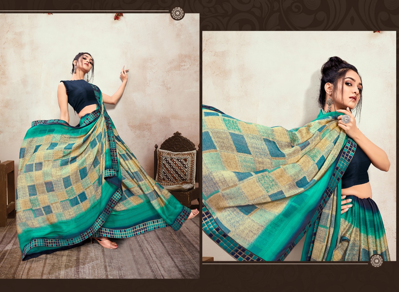 Swastik Narayani  Casual Wear Printed Sarees Catalog