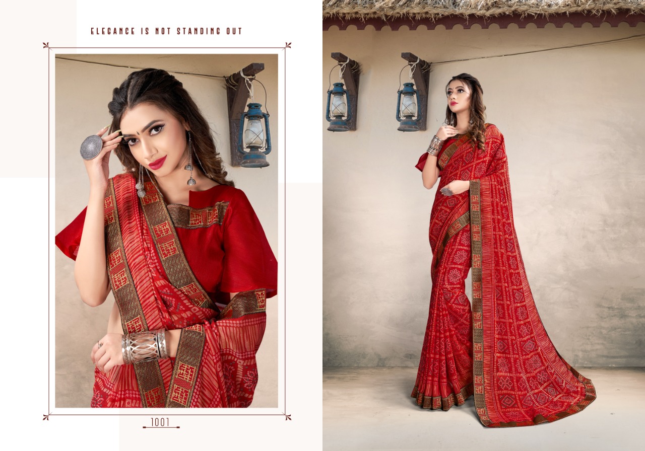 Swastik Rajwadi  Casual Wear Printed Sarees Catalog