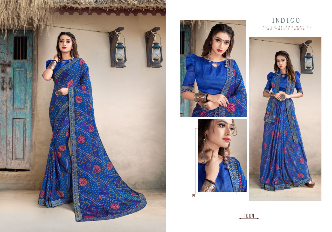 Swastik Rajwadi  Casual Wear Printed Sarees Catalog