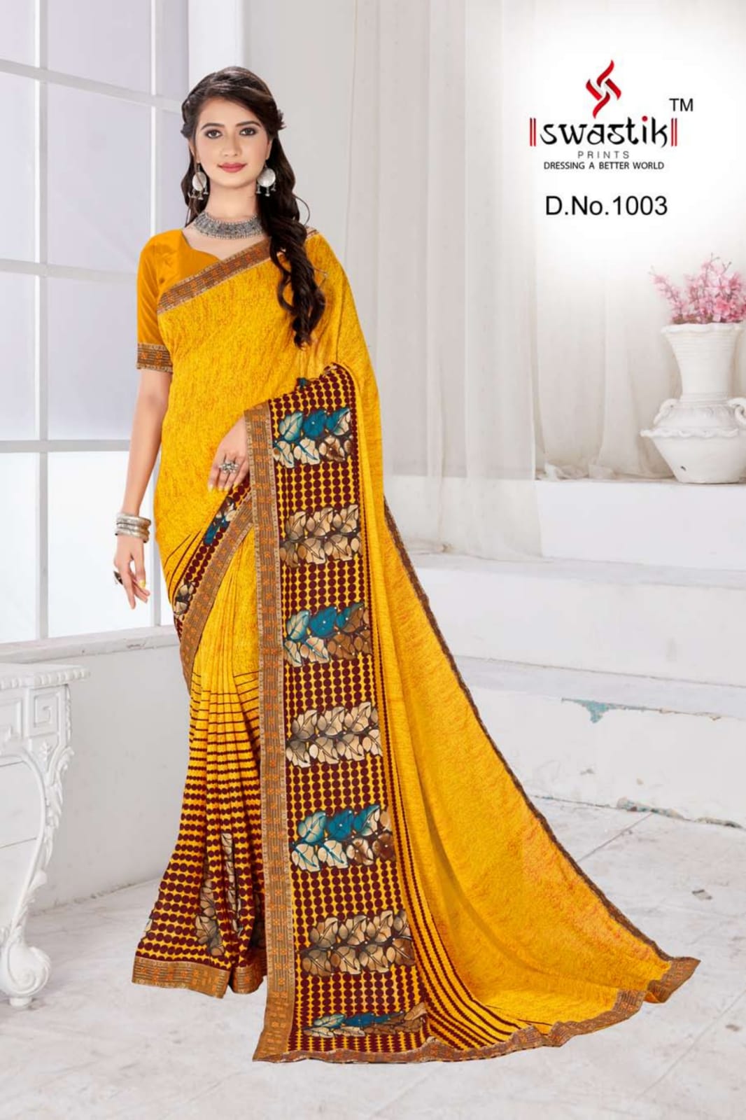 Swastik Rakhi Vol 1  Casual Wear Printed Sarees Catalog