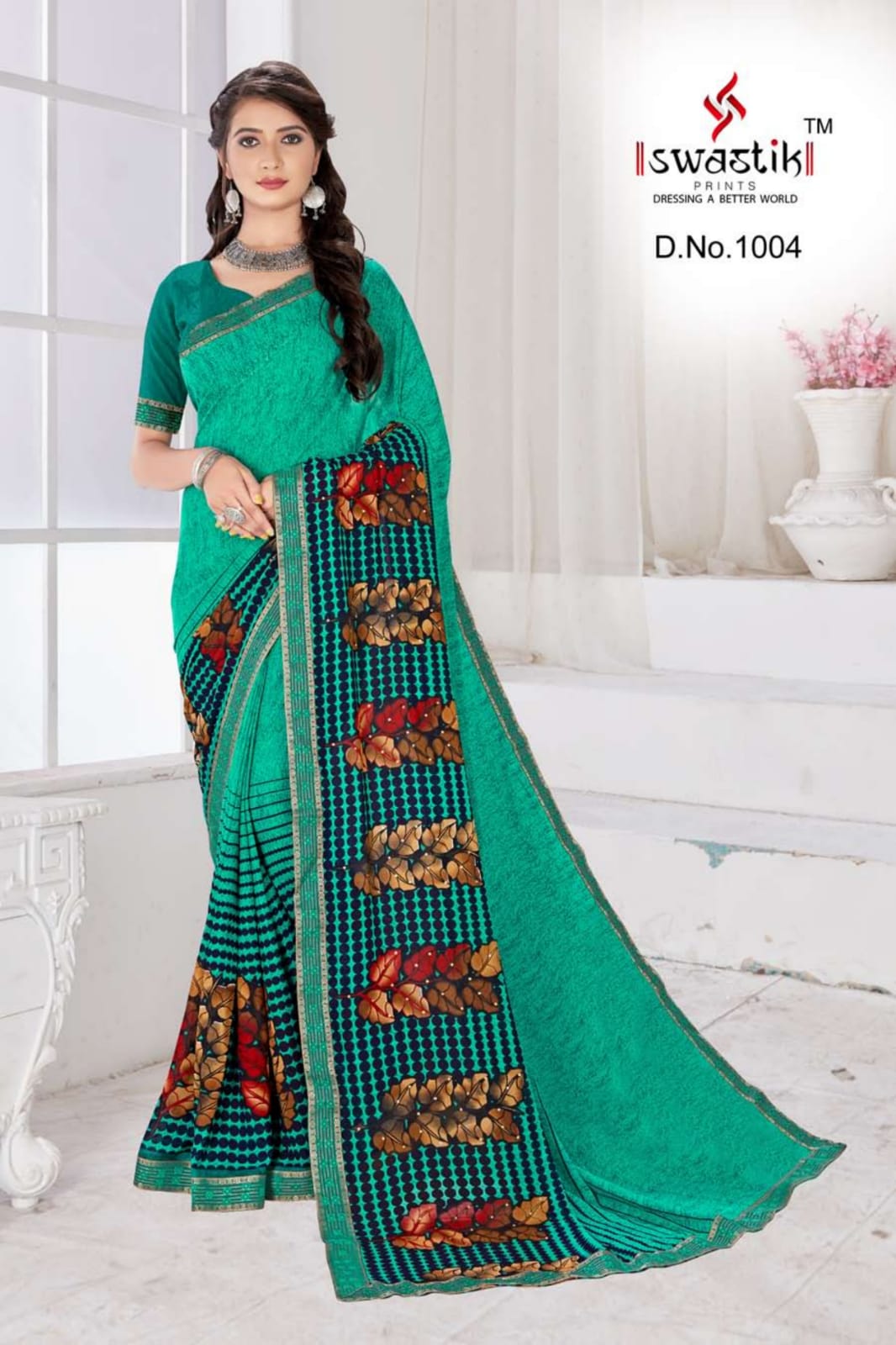 Swastik Rakhi Vol 1  Casual Wear Printed Sarees Catalog