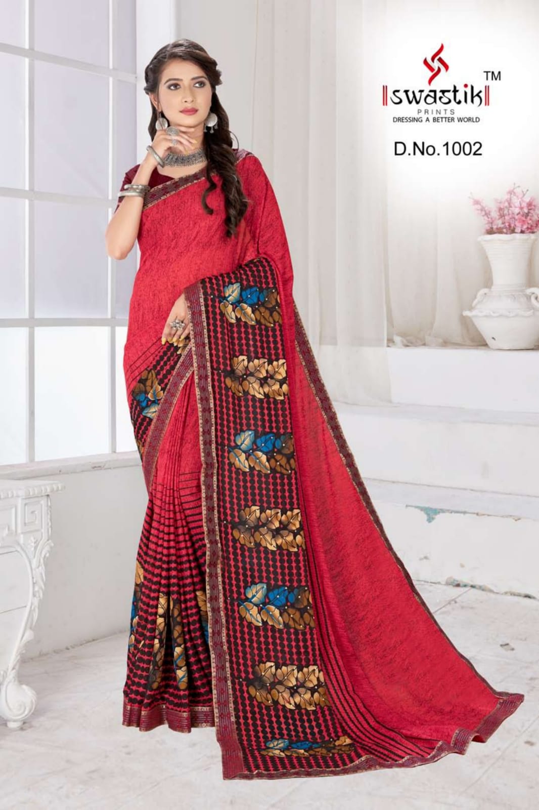 Swastik Rakhi Vol 1  Casual Wear Printed Sarees Catalog