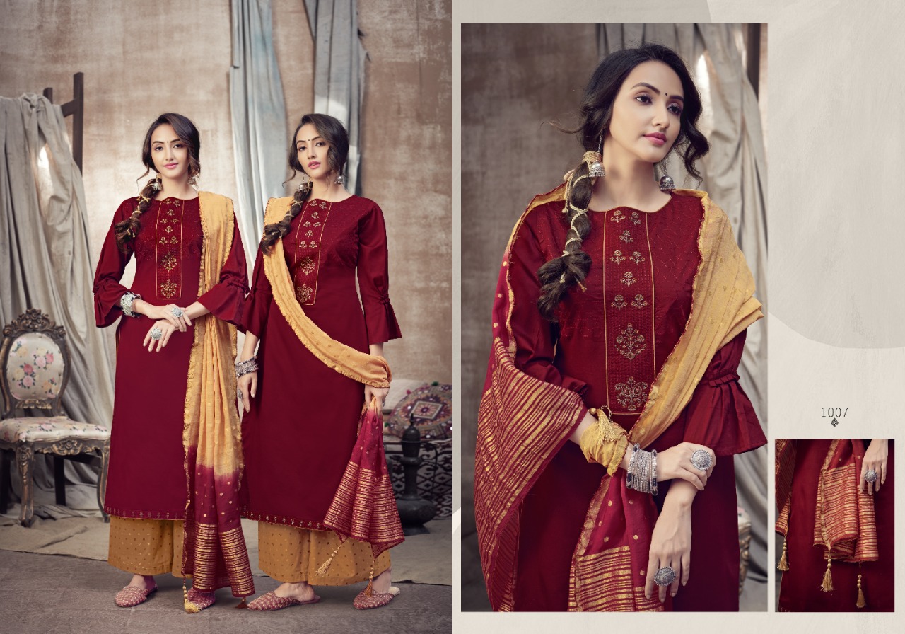 Sweety Khushboo Dress Materials Buy  Jam Silk Cotton Suit Manufacturer From Surat