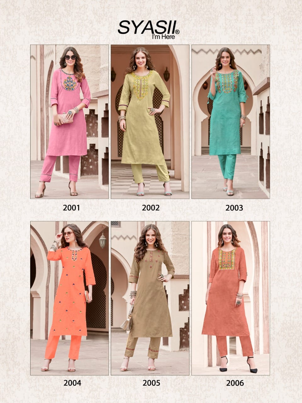 Syasii Pure Vol 2 Fancy Wear Kurtis With Bottom Catalog