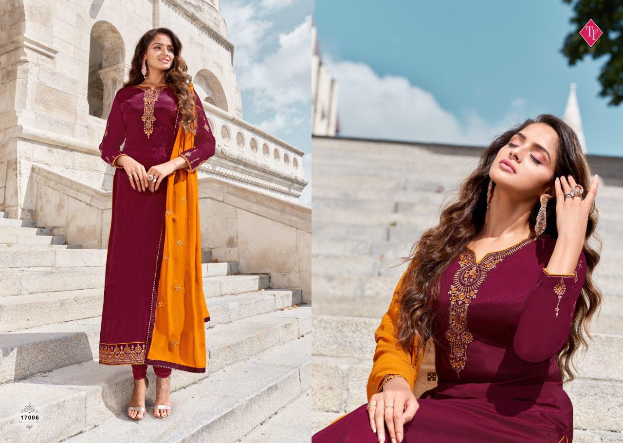 Tanishk Royal Silk  Vol 12 Pure French Designer Dress Material Catalog