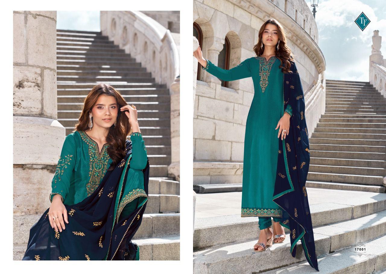 Tanishk Royal Silk  Vol 12 Pure French Designer Dress Material Catalog