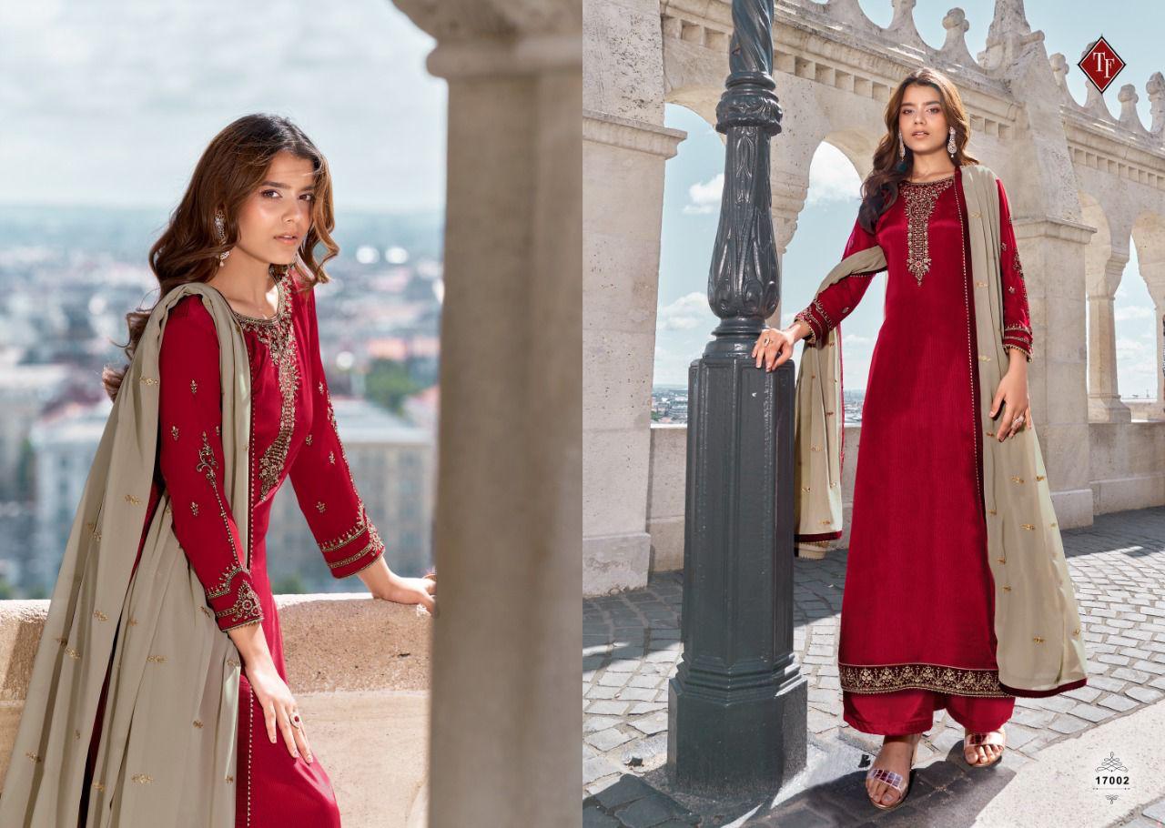 Tanishk Royal Silk  Vol 12 Pure French Designer Dress Material Catalog