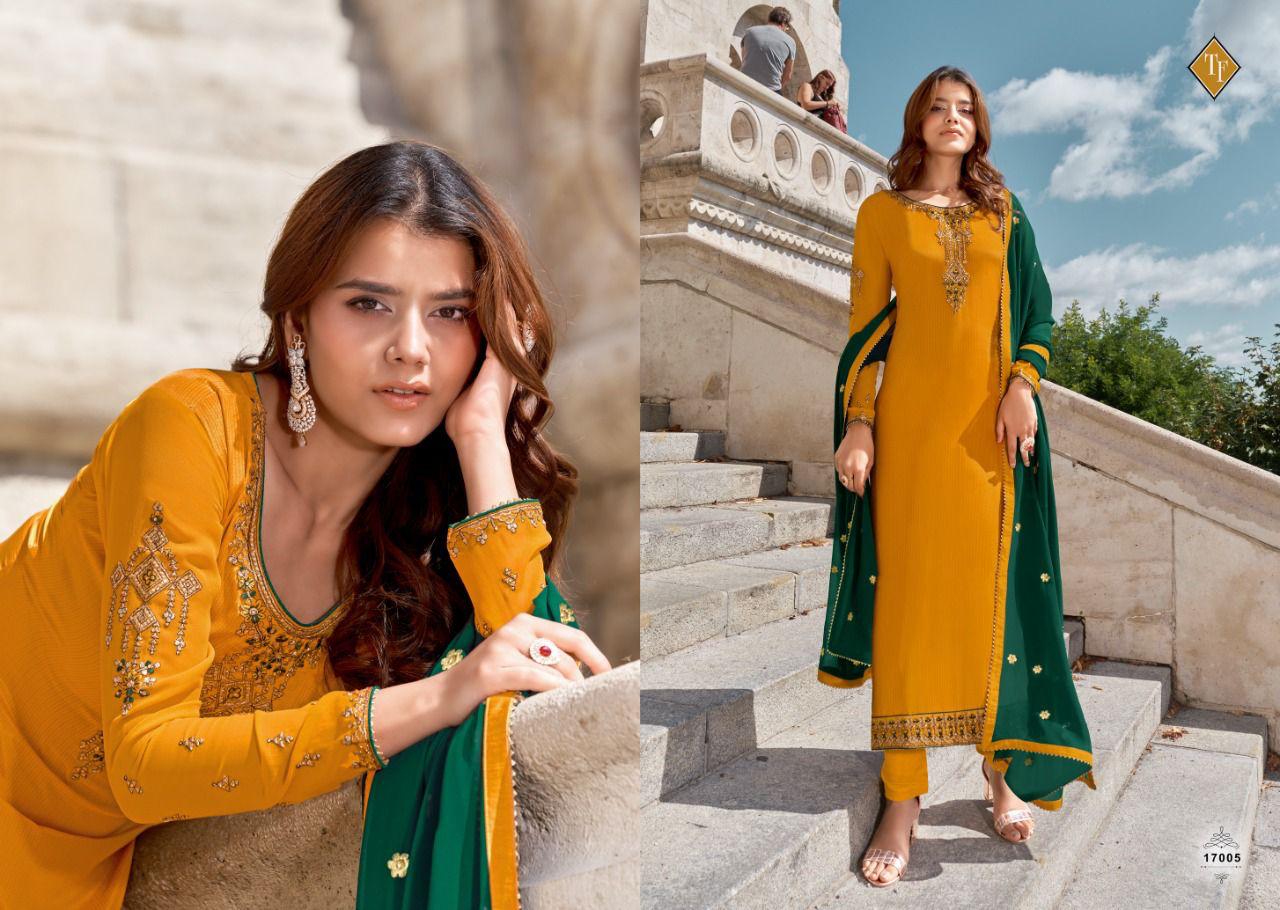 Tanishk Royal Silk  Vol 12 Pure French Designer Dress Material Catalog