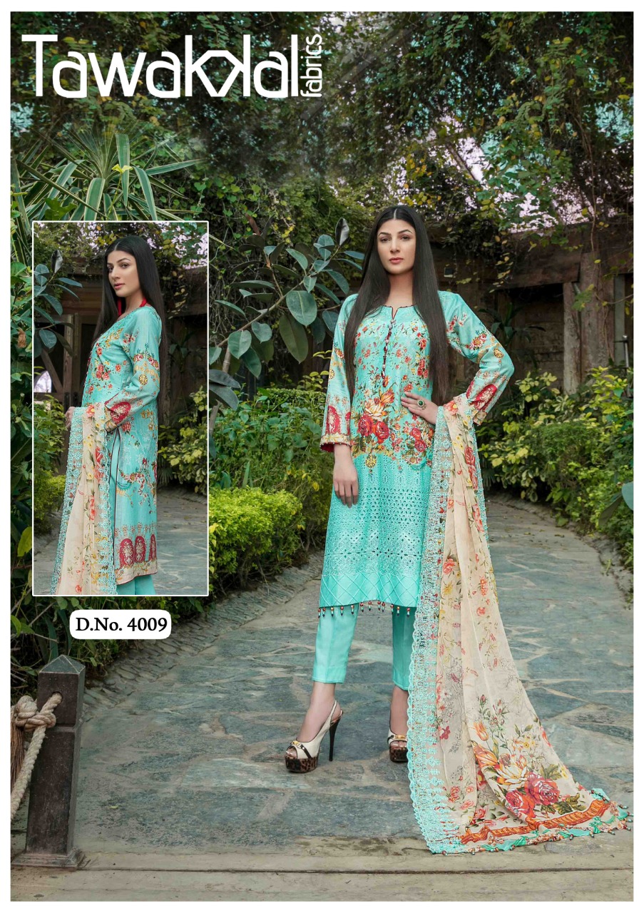 Tawakkal Opulence  Vol 4 Karachi Cotton Dress Material Catalog