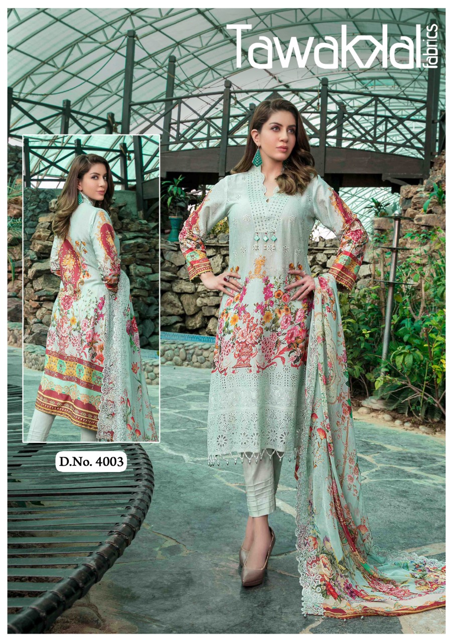 Tawakkal Opulence  Vol 4 Karachi Cotton Dress Material Catalog