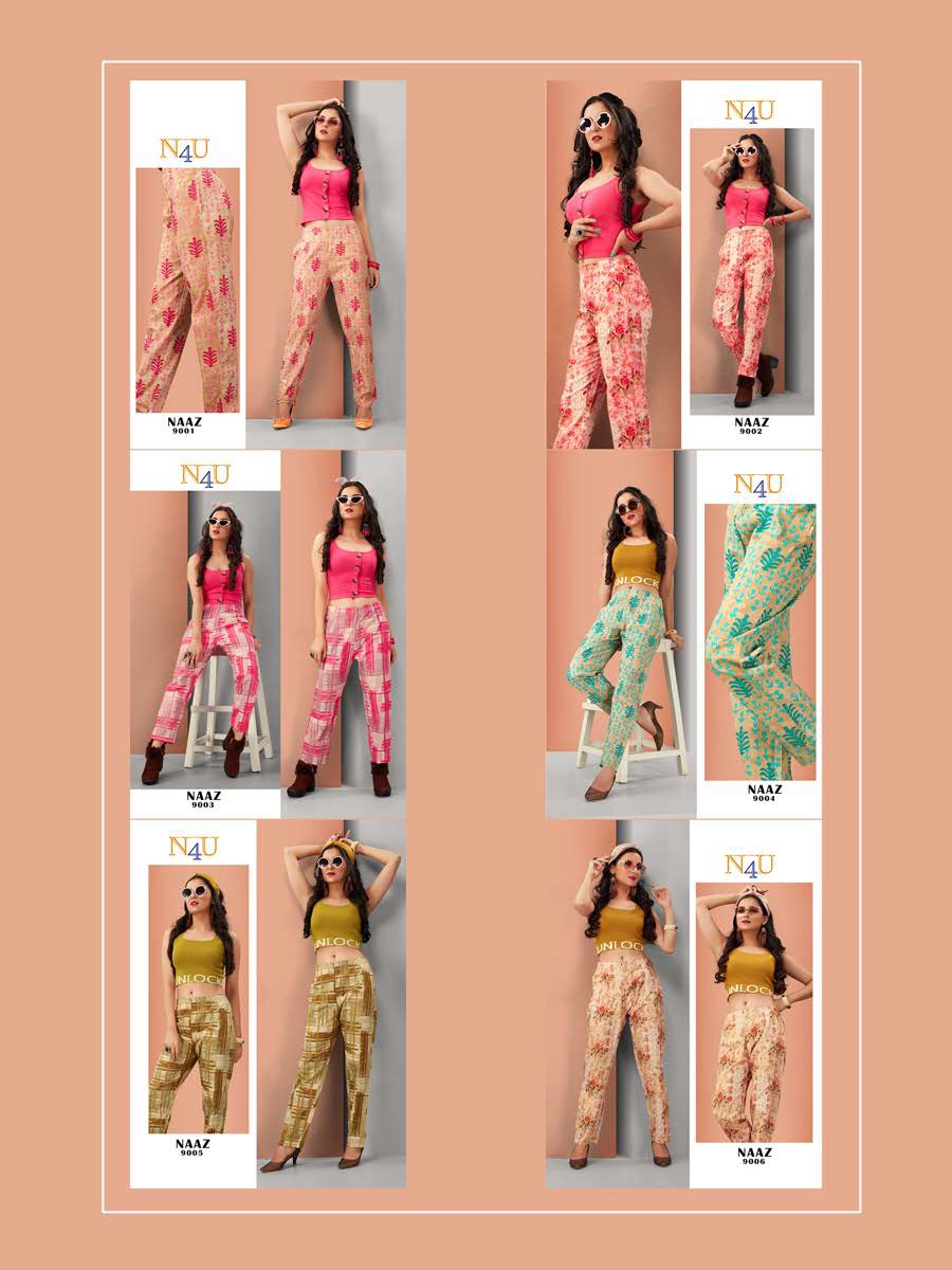 Tunic House Naaz Printed Cotton Pant Bottom Wear Collection