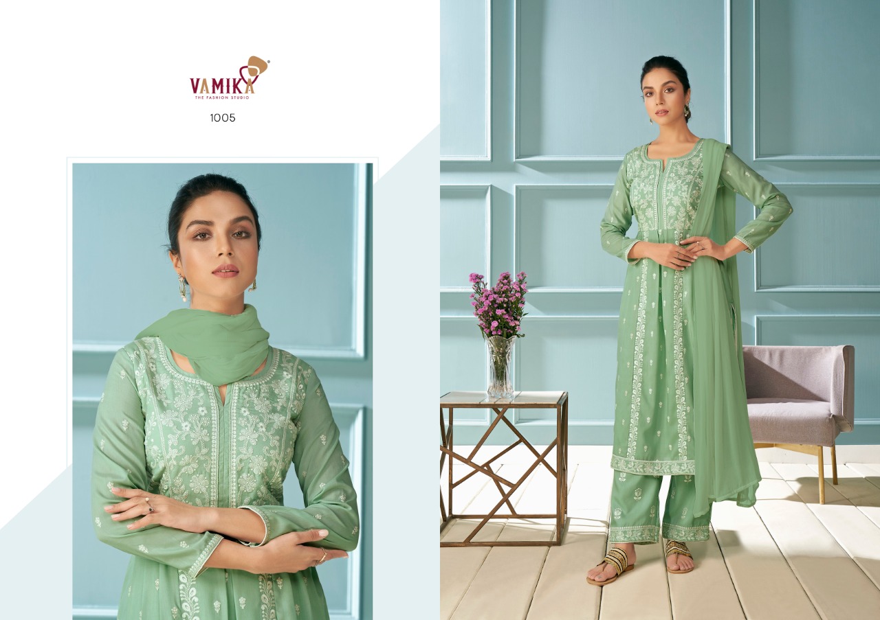 Vamika Lakhnawi  Vol 1 Exclusive Hit Festive Wear Ready Made Catalog