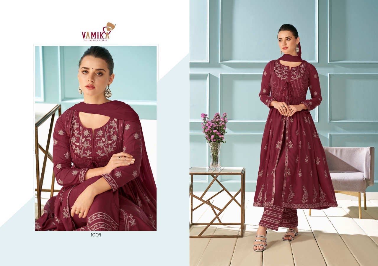 Vamika Lakhnawi  Vol 1 Exclusive Hit Festive Wear Ready Made Catalog