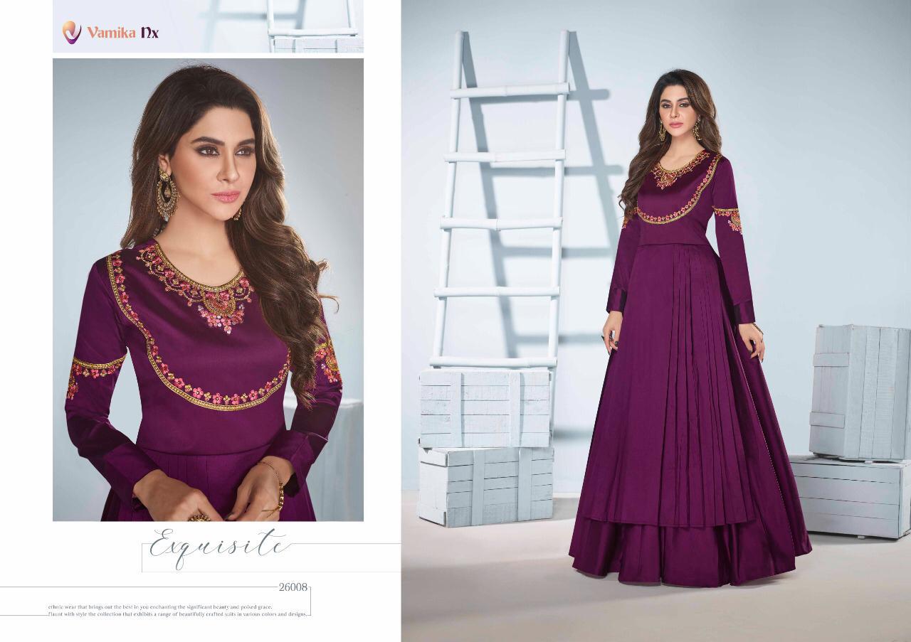 Vamika Saanvi 2 Fancy Silk Party Wear Gown Catalog