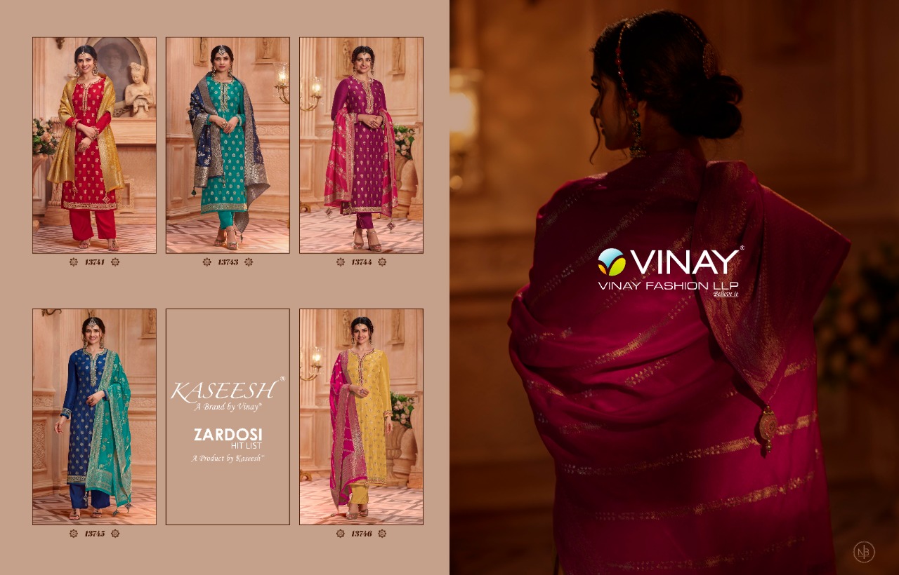 Vinay Kaseesh Zardosi Hitlist Exclusive Salwar Kameez Catalog