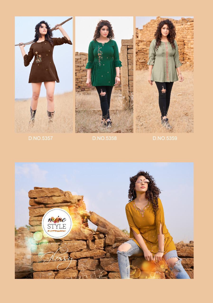 Yami Bold Vol 4 Fancy Rayon Embroidery Western Top Catalog