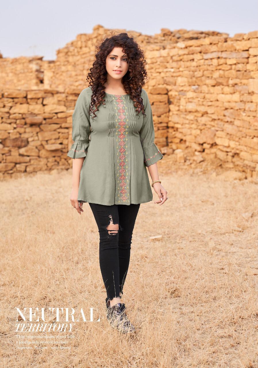 Yami Bold Vol 4 Fancy Rayon Embroidery Western Top Catalog