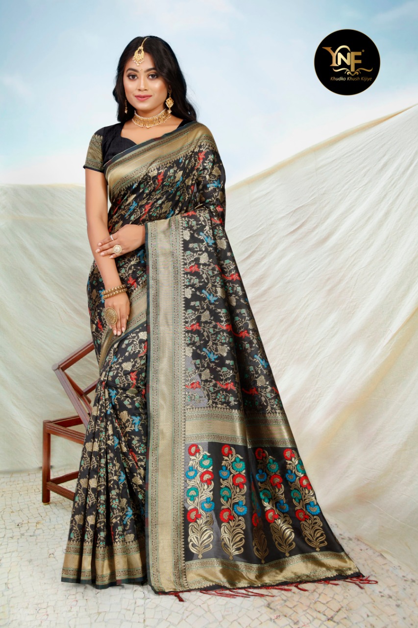 Ynf  Mogra Silk Buy Latest Designer Silk Saree Catalog