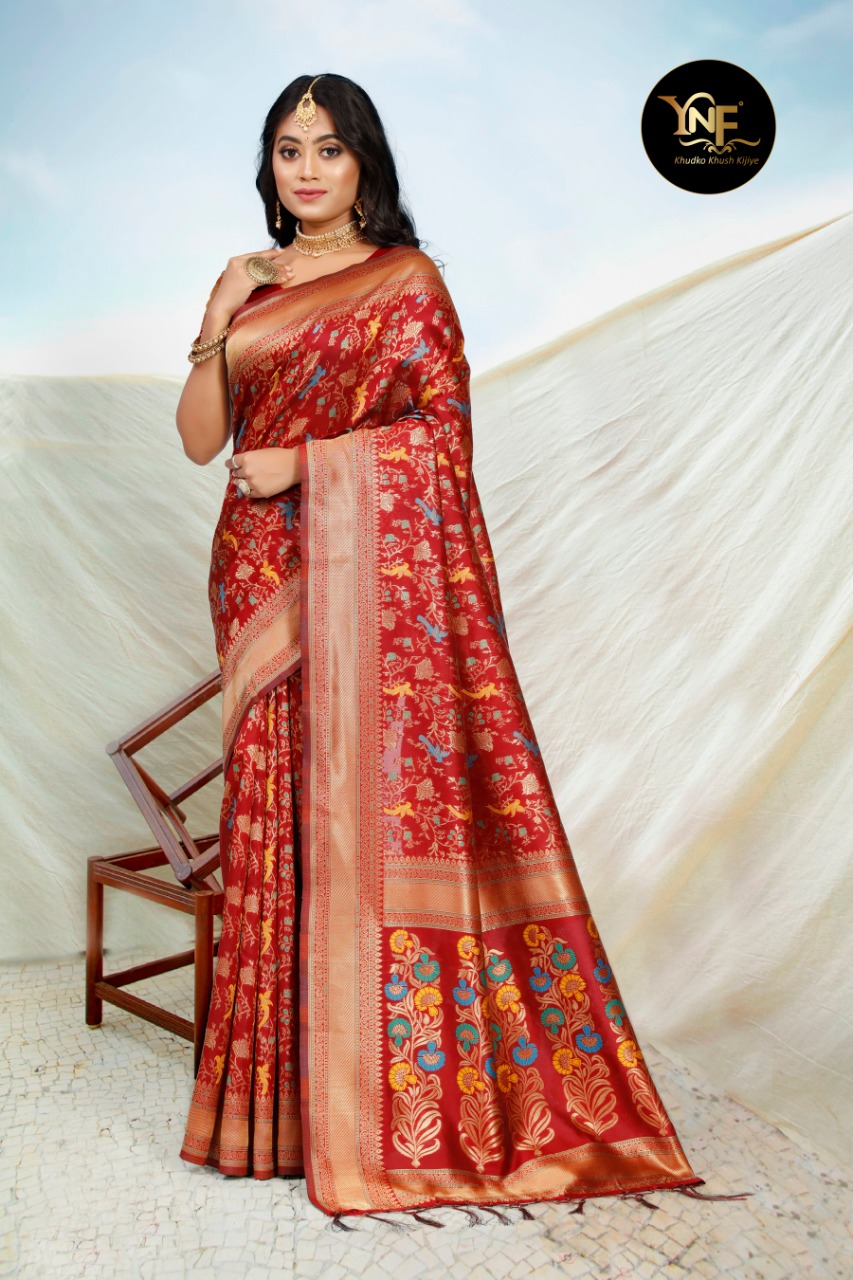 Ynf  Mogra Silk Buy Latest Designer Silk Saree Catalog