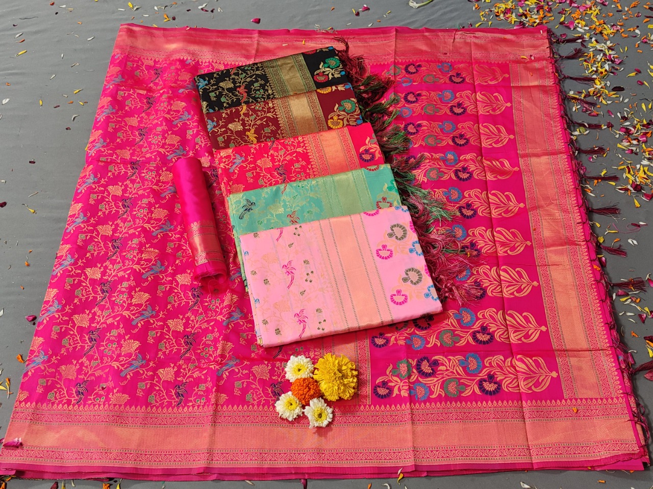 Ynf  Mogra Silk Buy Latest Designer Silk Saree Catalog