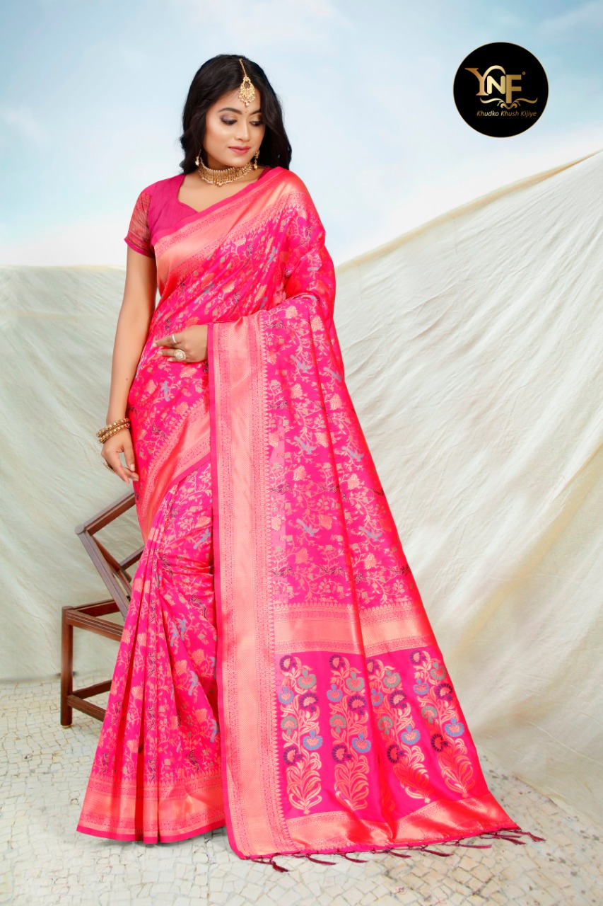 Ynf  Mogra Silk Buy Latest Designer Silk Saree Catalog